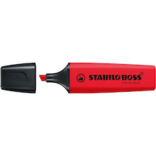 Zvýrazňovač STABILO® BOSS Original REALRED- červená