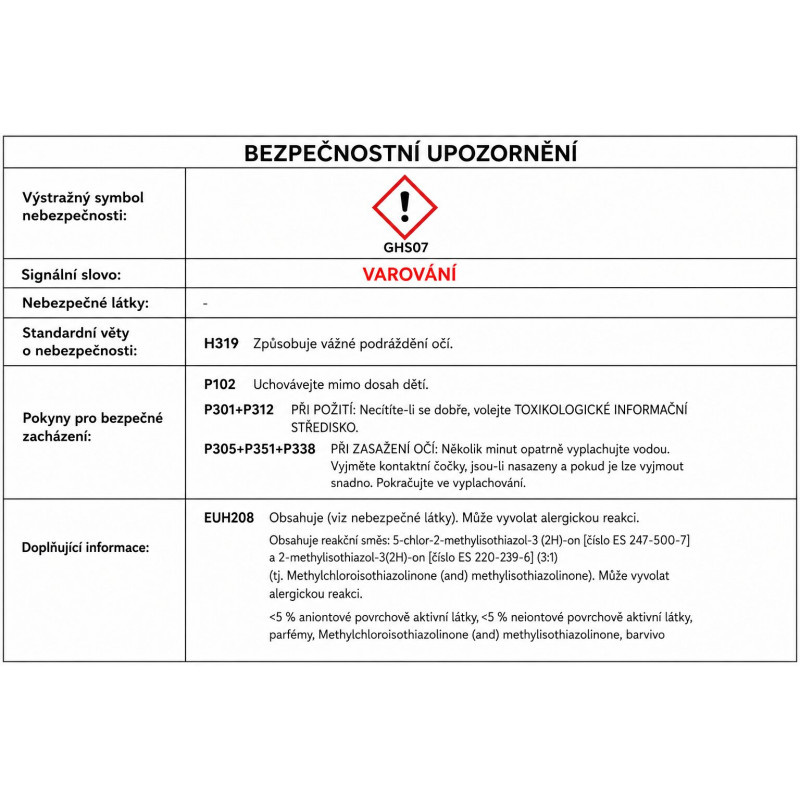 LAVON na okna - 500 ml s rozprašovačem