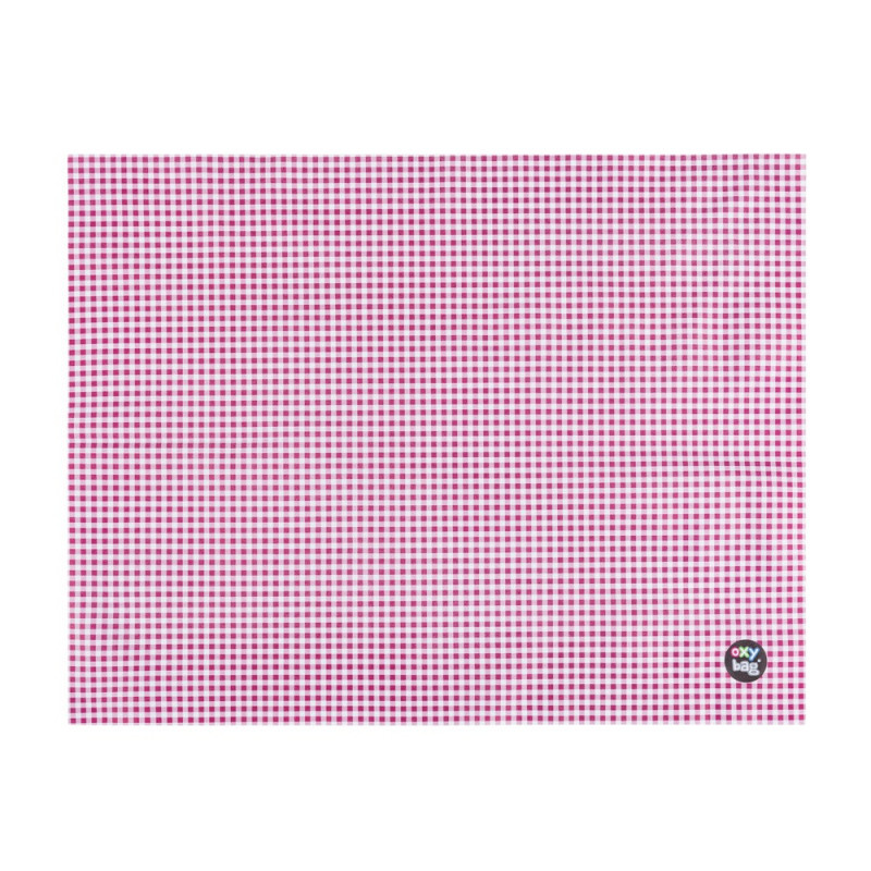 Ubrus PVC - červené káro / 65 x 50 cm