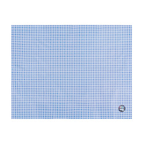 Ubrus PVC - modré káro / 65 x 50 cm