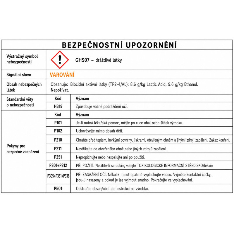 Sanytol univerzální čistič ECO - 500 ml s rozprašovačem