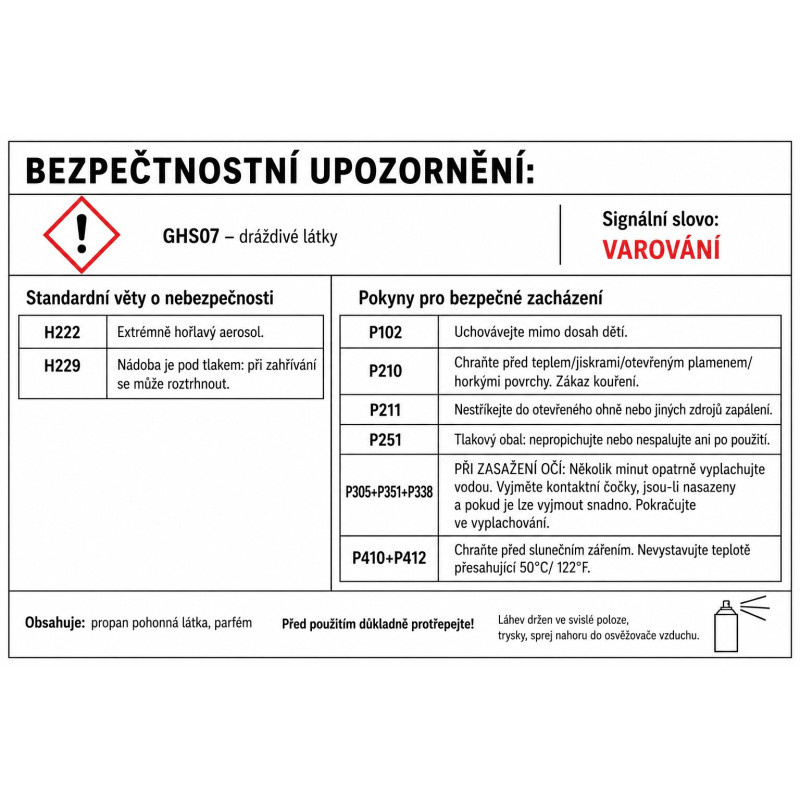 Well done Sense osvěžovač spray oceán 300 ml