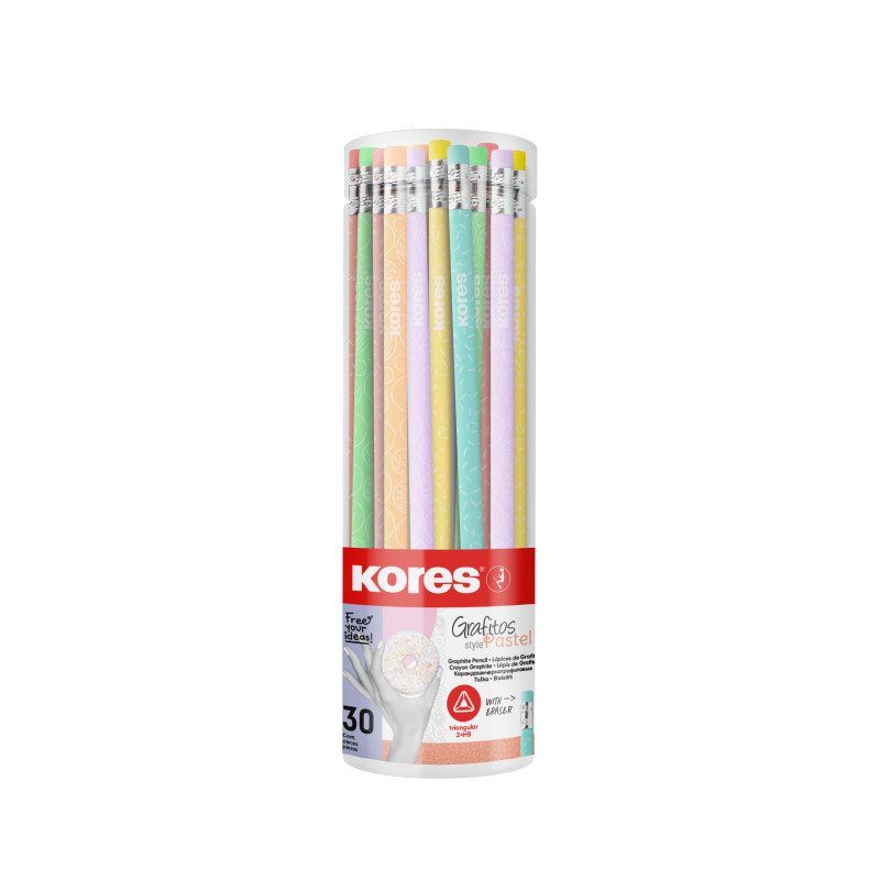Tužka KORES Grafitos Style Pastel - 30 ks