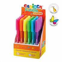 Kuličkové pero Carioca Fiorella - mix neon