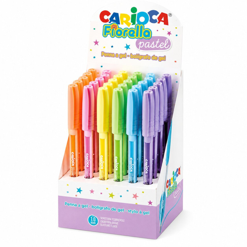 Kuličkové pero Carioca Fiorella - mix pastel