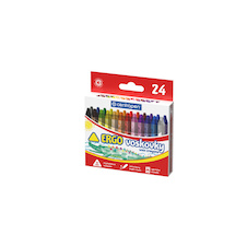 Pastelky voskové Centropen 9531 trojhranné - 24 barev