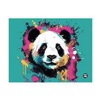 Ubrus PVC - Panda / 65 x 50 cm