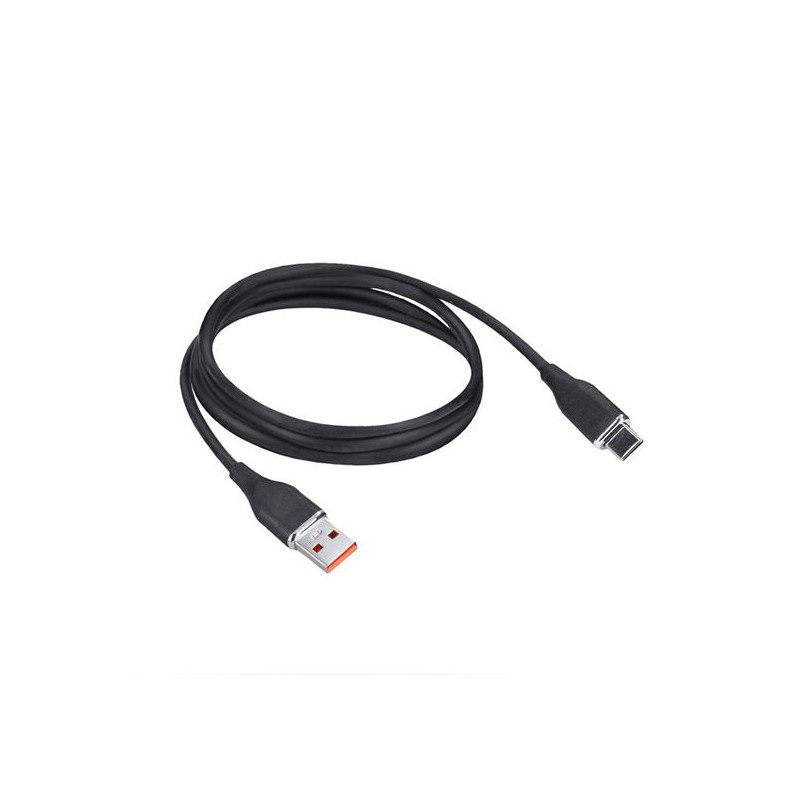 Kabel nabíjecí silikonový - USB 2.0 A - USB-C / 1 m