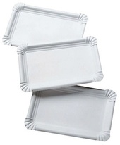 Tácky papírové - č. 5 / 222 x 160 mm / 100 ks