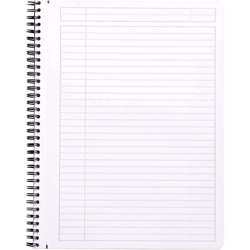 Blok kroužkový Clairefontaine Rhodia A4+ - linka / 80 listů / oranžová