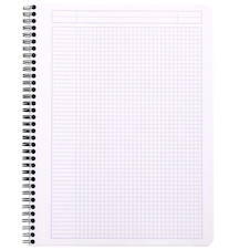 Blok kroužkový Clairefontaine Rhodia A4+ - čtvereček / 80 listů / černá
