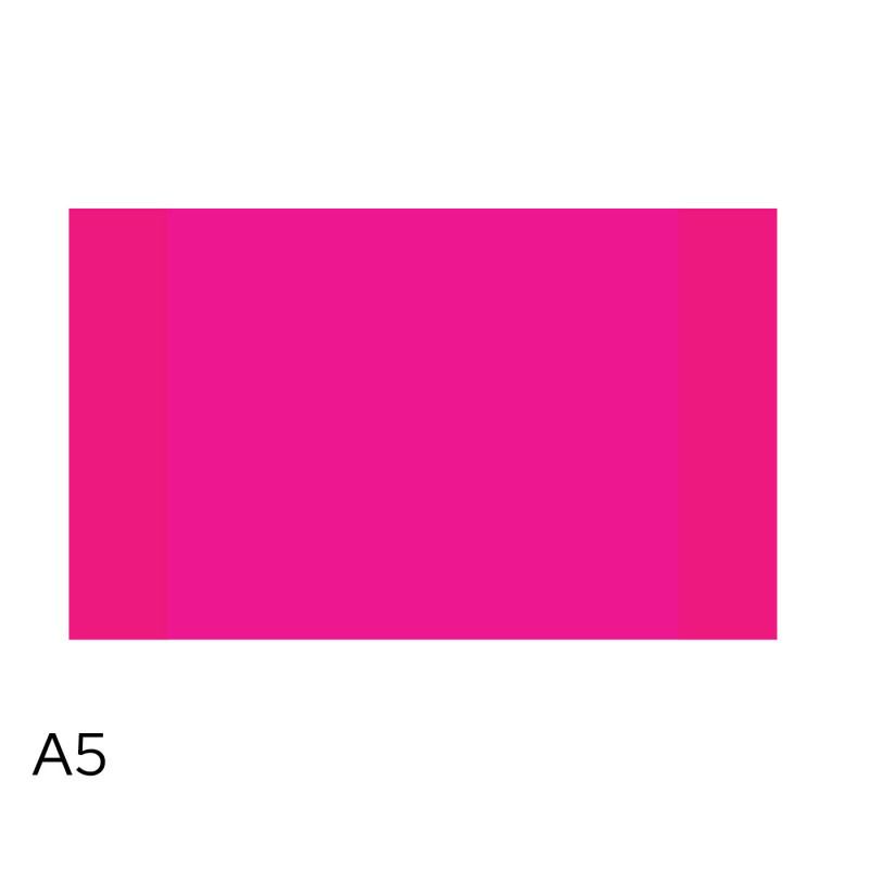 Obal na sešity A5 - neon růžová