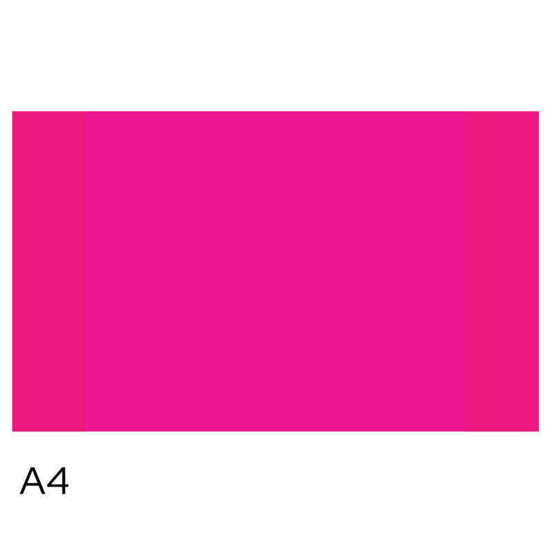 Obal na sešity A4 - neon růžová
