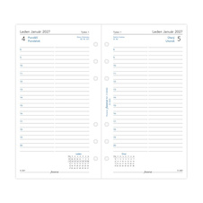 Náhradní vložka do diářů Filofax - kalendář osobní / denní