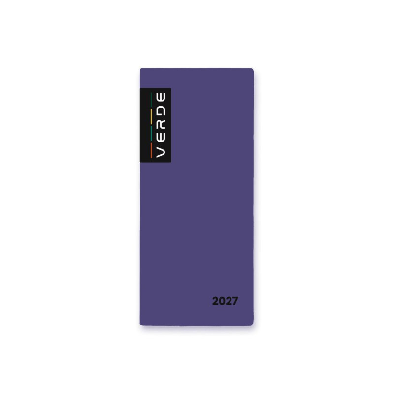 Diář kapesní PVC VERDE - měsíční / Violet