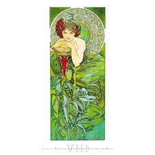 Kalendář nástěnný Exclusive Edition - Alfons Mucha / N251