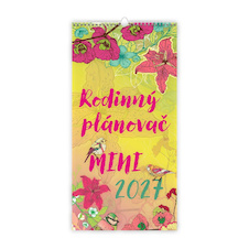 Kalendář nástěnný - MINI rodinný plánovač / N189