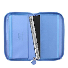 Diář Filofax Saffiano ZIP Compact - osobní / modrá