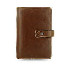Diář Filofax Malden - osobní / oříškově hnědá