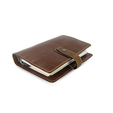 Diář Filofax Malden - osobní / oříškově hnědá