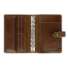 Diář Filofax Malden - osobní / oříškově hnědá