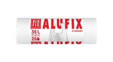 Alufix pytle do koše se zavazováním 50x60cm / 35l / 25ks / bílé