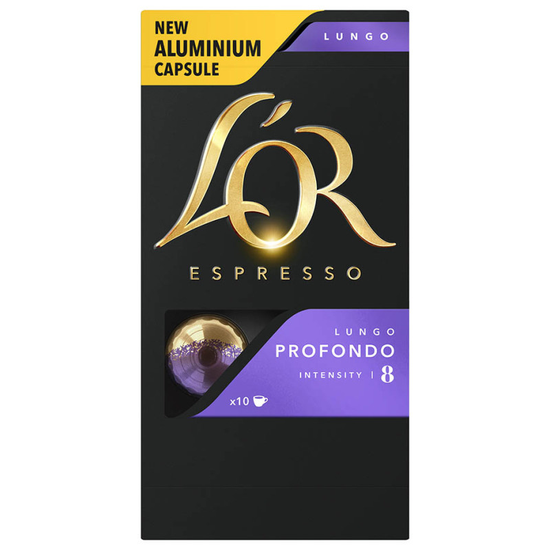 L\'or kávové kapsle Lungo Profondo 10 ks