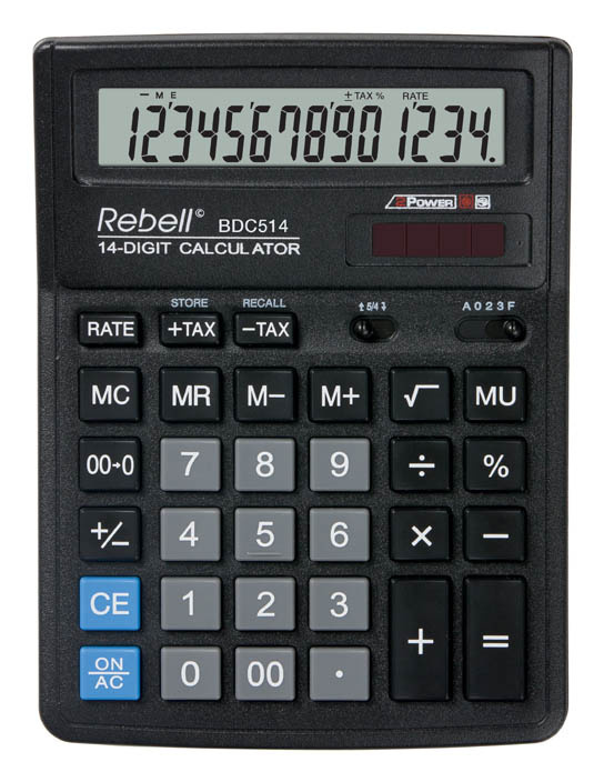 Kalkulačka Rebell BDC-514 BX displej 14 míst