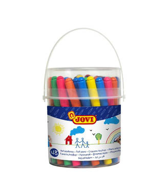 Popisovače JOVI Maxi - 48 ks / v kelímku