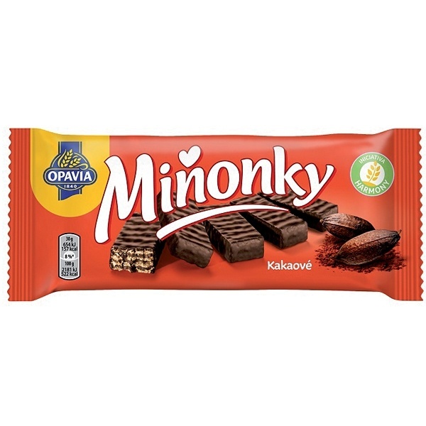 Opavia Miňonky Kakaové oplatky 50g