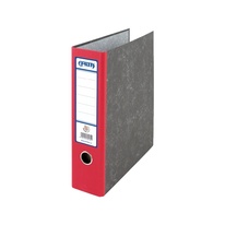 Archivní pořadač Emba A4 papírový 8 cm červená