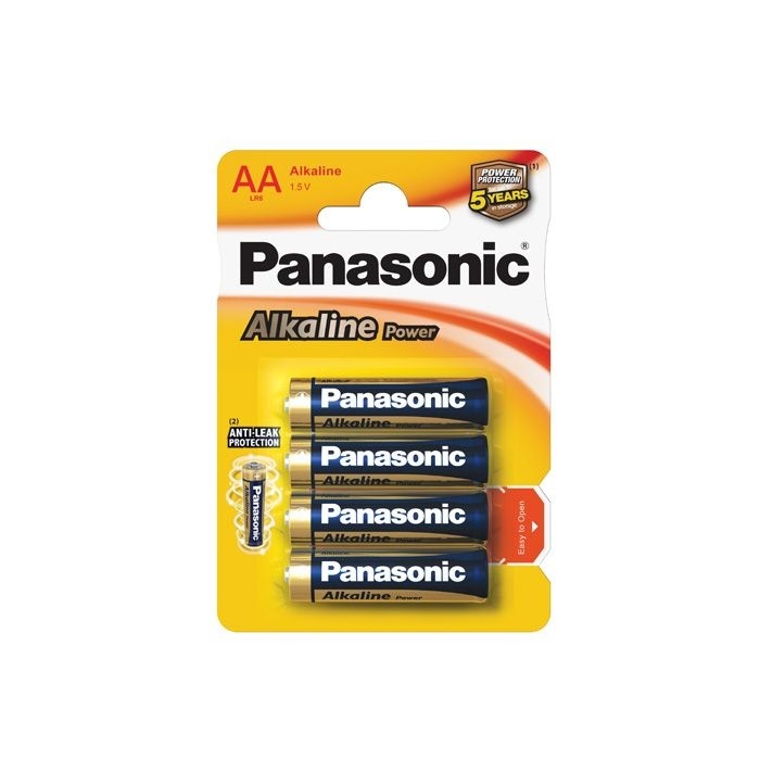 Baterie Panasonic Alkaline POWER alkalické - baterie tužka AA / 4 ks