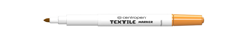 Značkovač Centropen 2739 na textil - oranžová