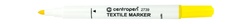 Značkovač Centropen 2739 na textil - žlutá