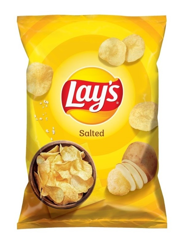 Lay's smažené bramborové lupínky solené 55g