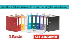 Esselte pákový pořadač A4 polypropylenový Economy 7,5 cm fialová