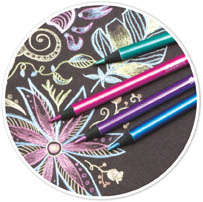 Pastelky Colorino metalické Metalic / 10 barev
