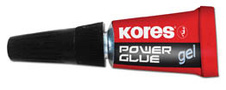 Vteřinová lepidla Kores - Power Glue gel 3 x 1g