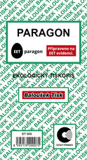 Paragon blok Baloušek 80 x 150 mm / nečíslovaný / 50 listů / ET005