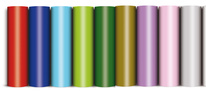 Balicí papíry dárkové - jednobarevný mix 70 x 200 cm