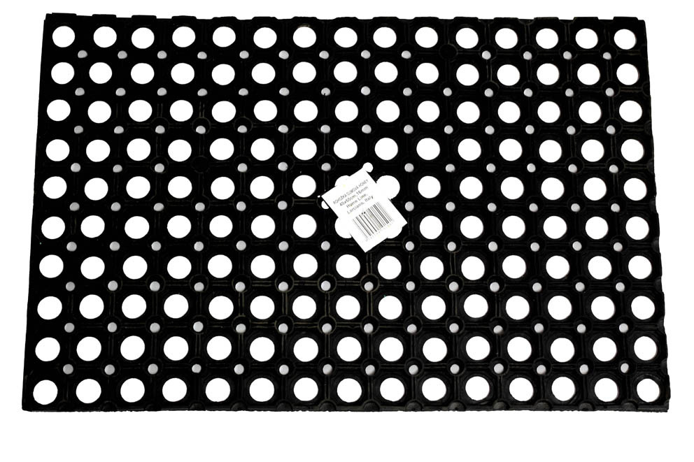 Gumová rohož HONEY -  černá / 40 x 60 cm