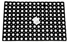 Gumová rohož -  černá / 40 x 60 cm