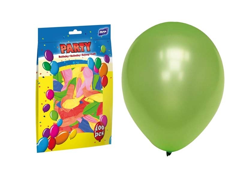Nafukovací balonky - vel. M / 100 ks neonové