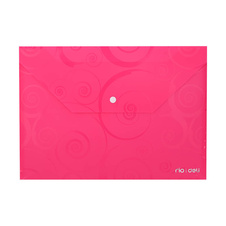 Spisové desky DELI Ornament s drukem - A4 / barevný mix