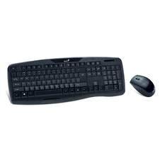 Klávesnice Genius multimediální - klávesnice + myš / černá