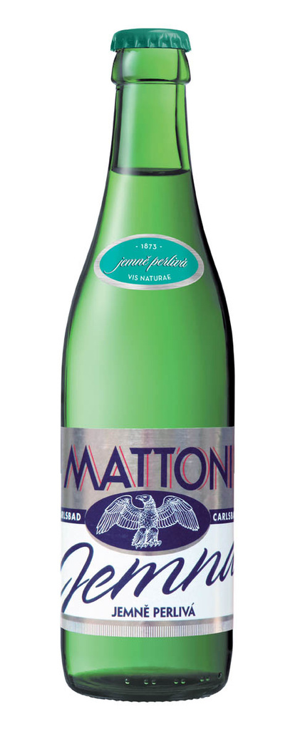 Mattoni bez příchutě -  jemně perlivá / 0,33 l / ve skle