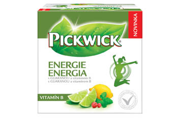 Čaj Pickwick FUNKČNÍ - Energie s guaranou a vit.B