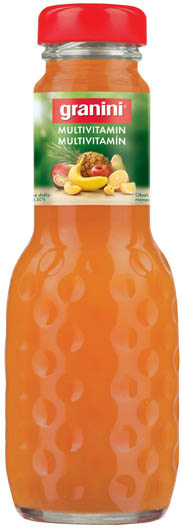 Džus Granini multivitamín 100% 0,2 l / sklo