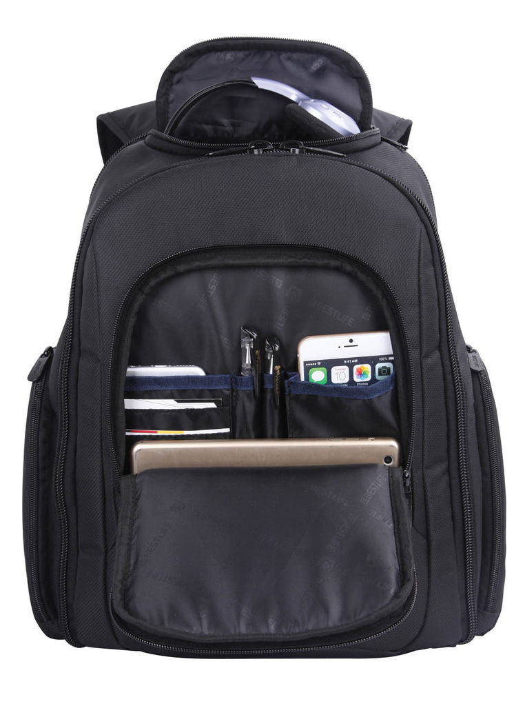 Batoh na notebook Bestlife Founder - černá / 15,6"