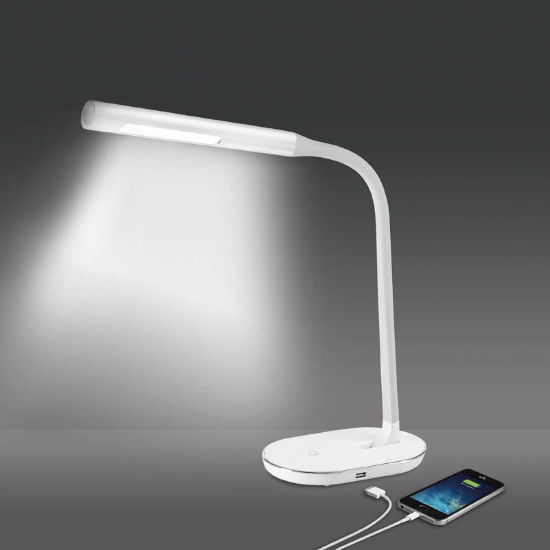 Lampa LED stmívatelná - bílá